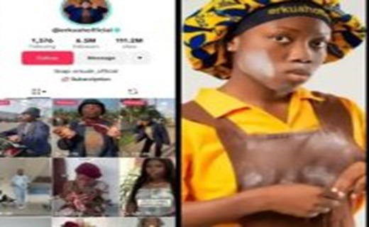 Nude Video Of Popular Ghanian Tiktoker Erkuahofficial Le@ked