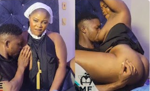 Catholic Sister gets Wild And Fu¢ks The Mission Priest in NUN Dress